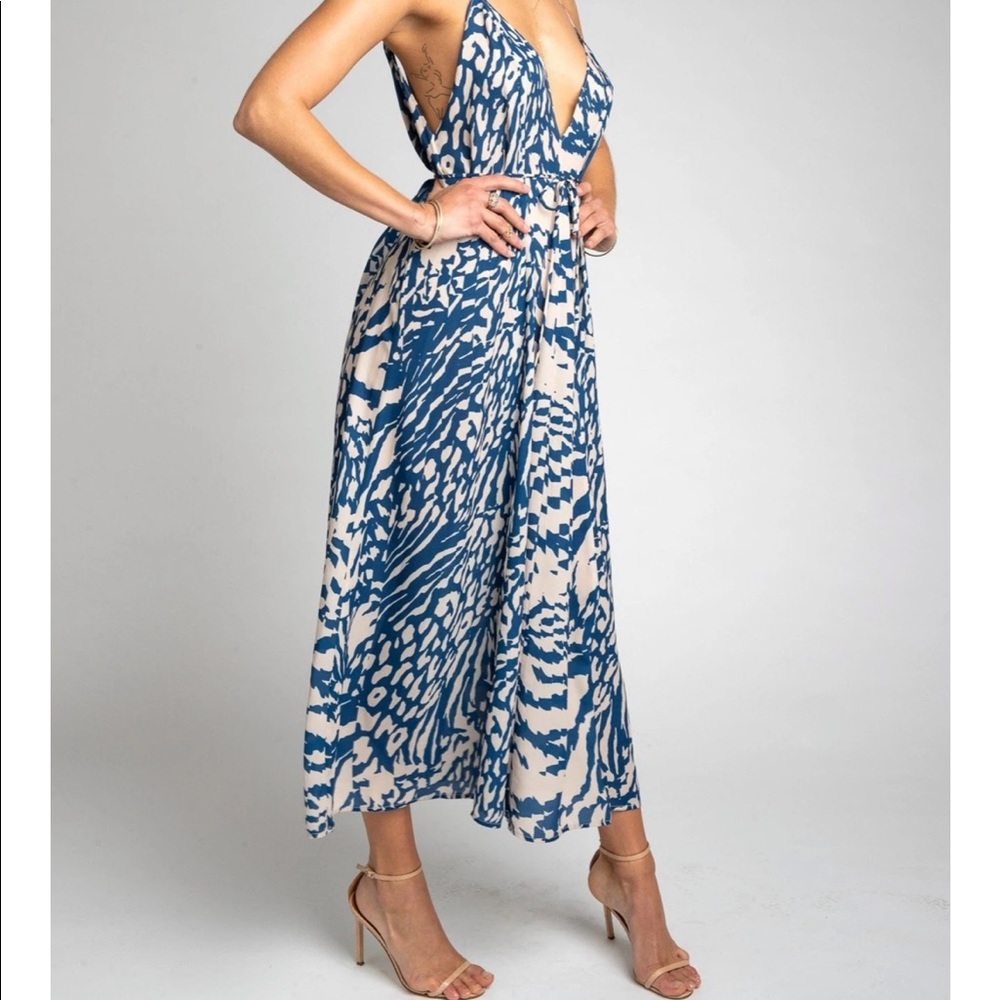 Beautiful blue and white Resa dress